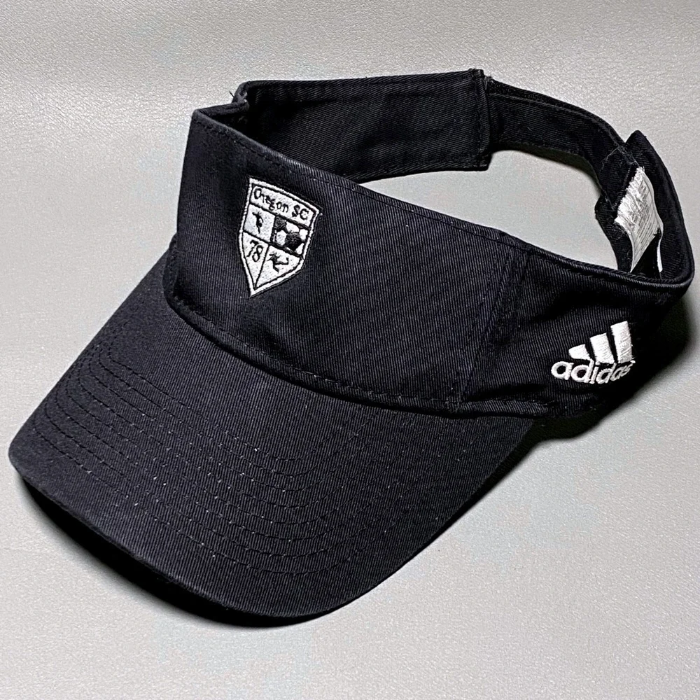 Adidas Oregon SC‎ 78 Soccer Visor Hat Black Adjustable Cotton RN119208